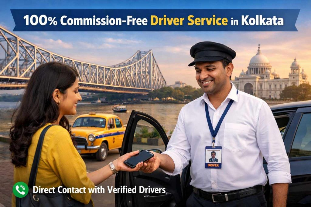 Driver service in Kolkata with verified drivers – commission-free direct contact by Flexi Driver